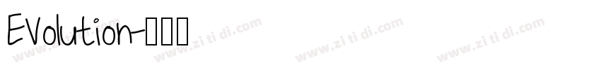 EVolution字体转换
