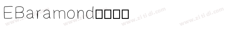 EBaramond字体转换