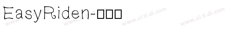 EasyRiden字体转换