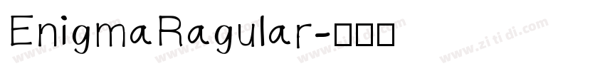EnigmaRagular字体转换