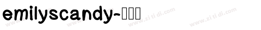 emilyscandy字体转换