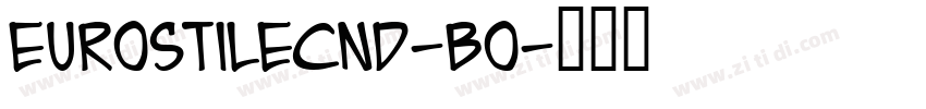 eurostilecnd-bo字体转换