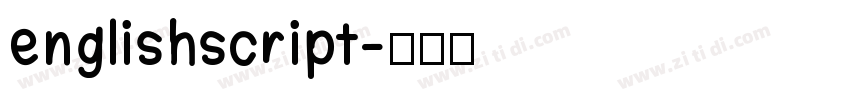 englishscript字体转换