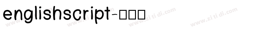 englishscript字体转换