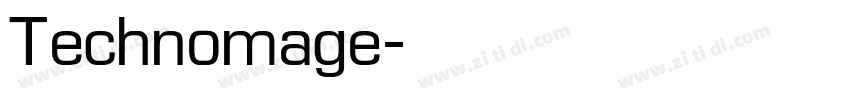 Technomage字体转换