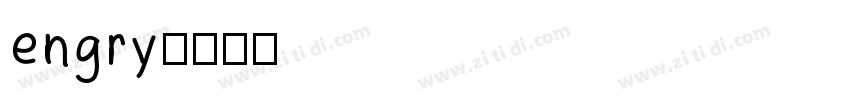 engry字体转换