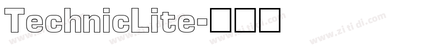 TechnicLite字体转换