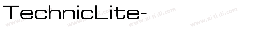 TechnicLite字体转换