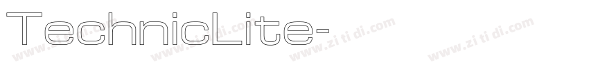 TechnicLite字体转换