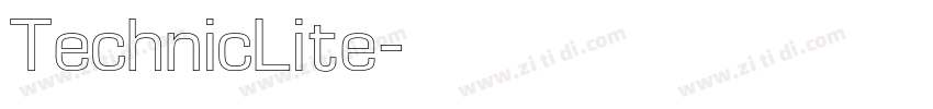 TechnicLite字体转换