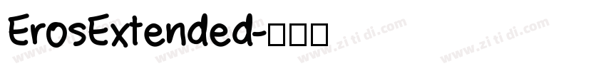 ErosExtended字体转换
