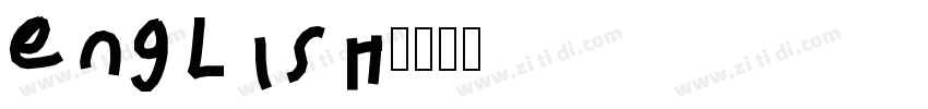 english字体转换