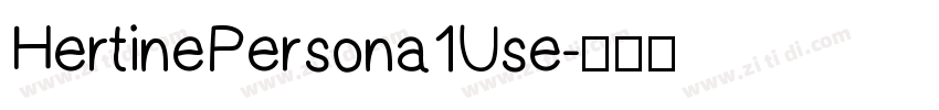 HertinePersona1Use字体转换