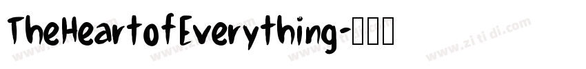TheHeartofEverything字体转换