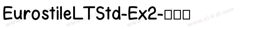 EurostileLTStd-Ex2字体转换