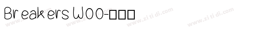 BreakersW00字体转换