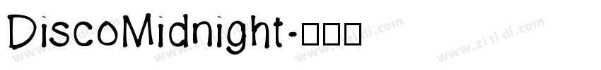 DiscoMidnight字体转换