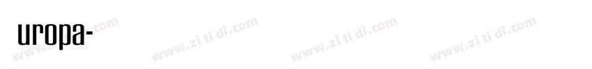Europa字体转换