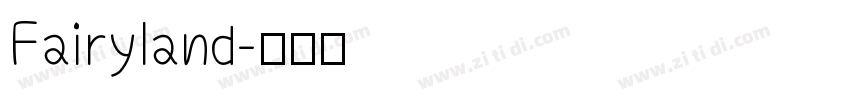 Fairyland字体转换