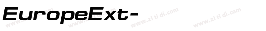 EuropeExt字体转换