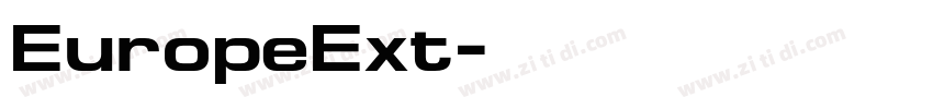 EuropeExt字体转换