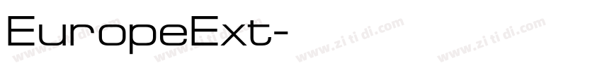 EuropeExt字体转换