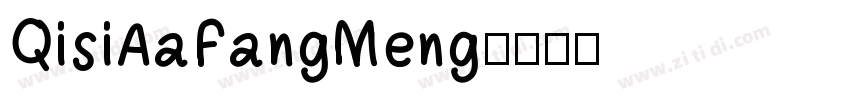 QisiAaFangMeng字体转换