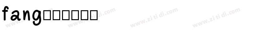 fang方正字体转换