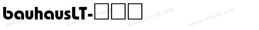 bauhausLT字体转换