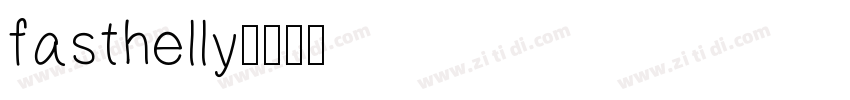 fasthelly字体转换