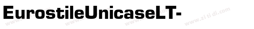 EurostileUnicaseLT字体转换