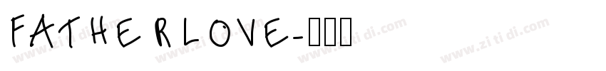 FatherLove字体转换