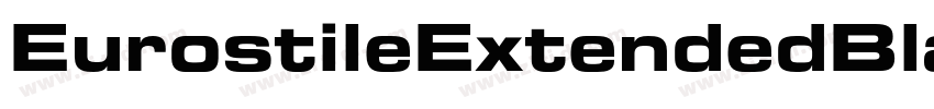 EurostileExtendedBla字体转换