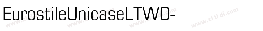 EurostileUnicaseLTW0字体转换