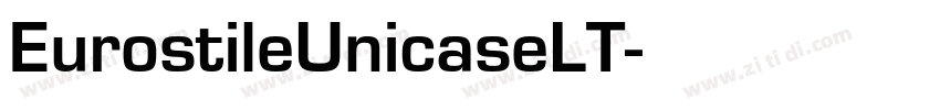 EurostileUnicaseLT字体转换
