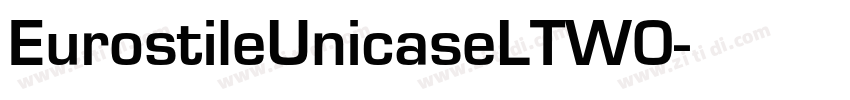 EurostileUnicaseLTW0字体转换