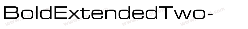 BoldExtendedTwo字体转换