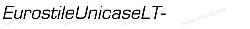 EurostileUnicaseLT字体转换