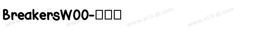 BreakersW00字体转换