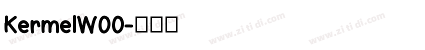 KermelW00字体转换