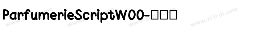 ParfumerieScriptW00字体转换