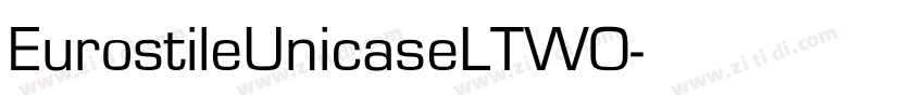 EurostileUnicaseLTW0字体转换
