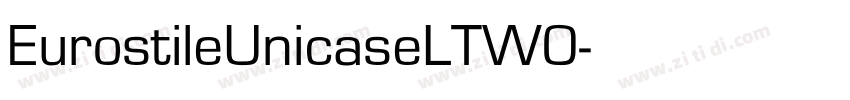 EurostileUnicaseLTWO字体转换