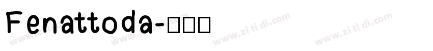 Fenattoda字体转换