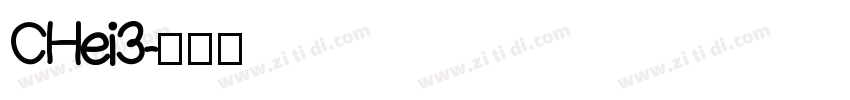 CHei3字体转换