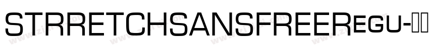 STRRETCHSANSFREERegu字体转换