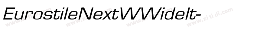 EurostileNextWWidelt字体转换