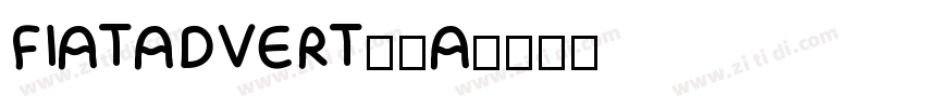 FIATADVERT01A字体转换