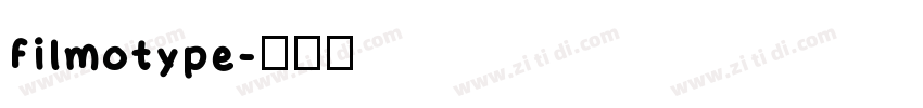 Filmotype字体转换