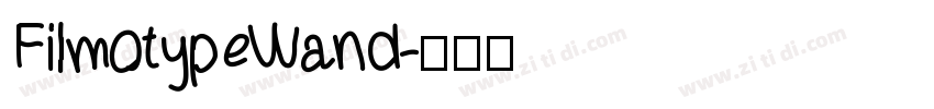 FilmotypeWand字体转换